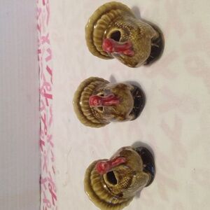 Vintage Turkey Candle Holders